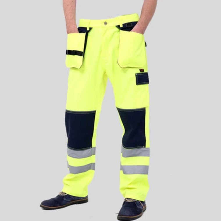 Fluorescent Hi-Vis Cargo Trouser