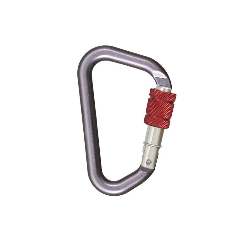 Aluminium Screw-Locking Bulb-Type Karabiner