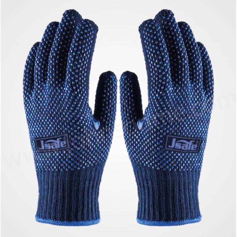 Double-Dotted Knitted Gloves