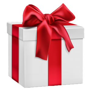 White-gift-box-with-red-bow-premium-vector-PNG